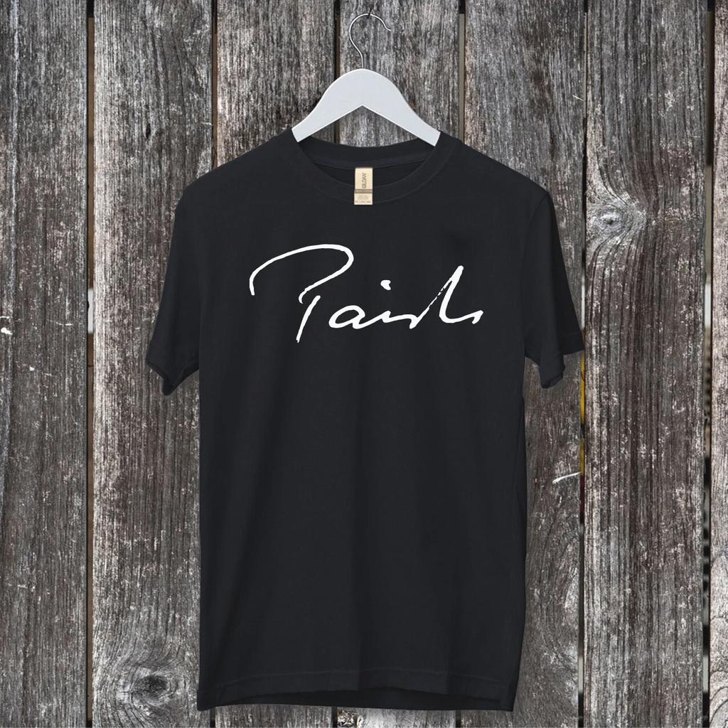 Paiste Signature Logo T Shirt Comfortable Heavy Cotton Black Size XL