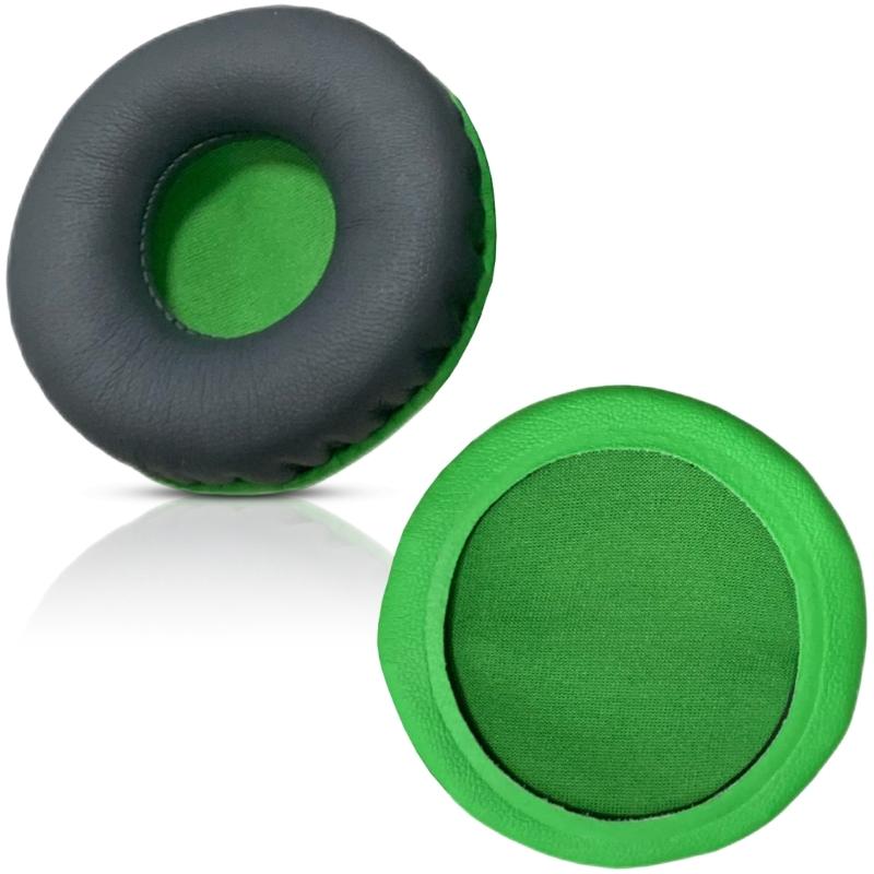1Pair Earpads Protein Leather Ear Pads Ear Cushions Cover Memory Foam Earmuff for Headsets