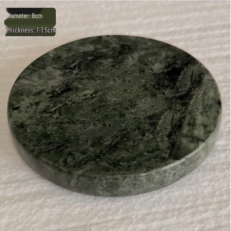 Nordic Marble Insulated Coaster – Round/Square Heat-Proof Cup Holder & Photo Prop.