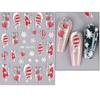 Manicure Ornaments Christmas Nail Decals DIY Nail Charms Christmas Nail Stickers   Nail Salon
