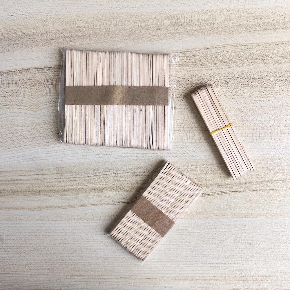 Wooden Popsicle Sticks, DIY Ice Pop and Lolly Sticks for Children's Crafts