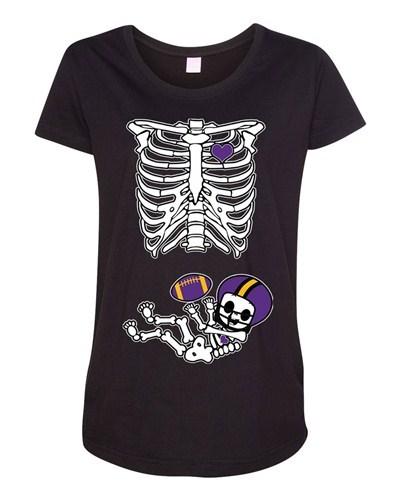 Baby Skeleton Minnesota Football Maternity DT T-Shirt Tee Unisex T-Shirt M