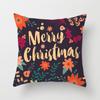 Merry Christmas Printed Pillowcase Christmas Style Cushion Cover Home Sofa Decor Throw Pillowcase