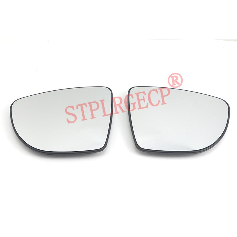 Stplrgecp Passenger Driver Side Left or Right Door Side Heated Wing Mirror Glass Lens for Renault Clio Captur ZOE 2012-2019