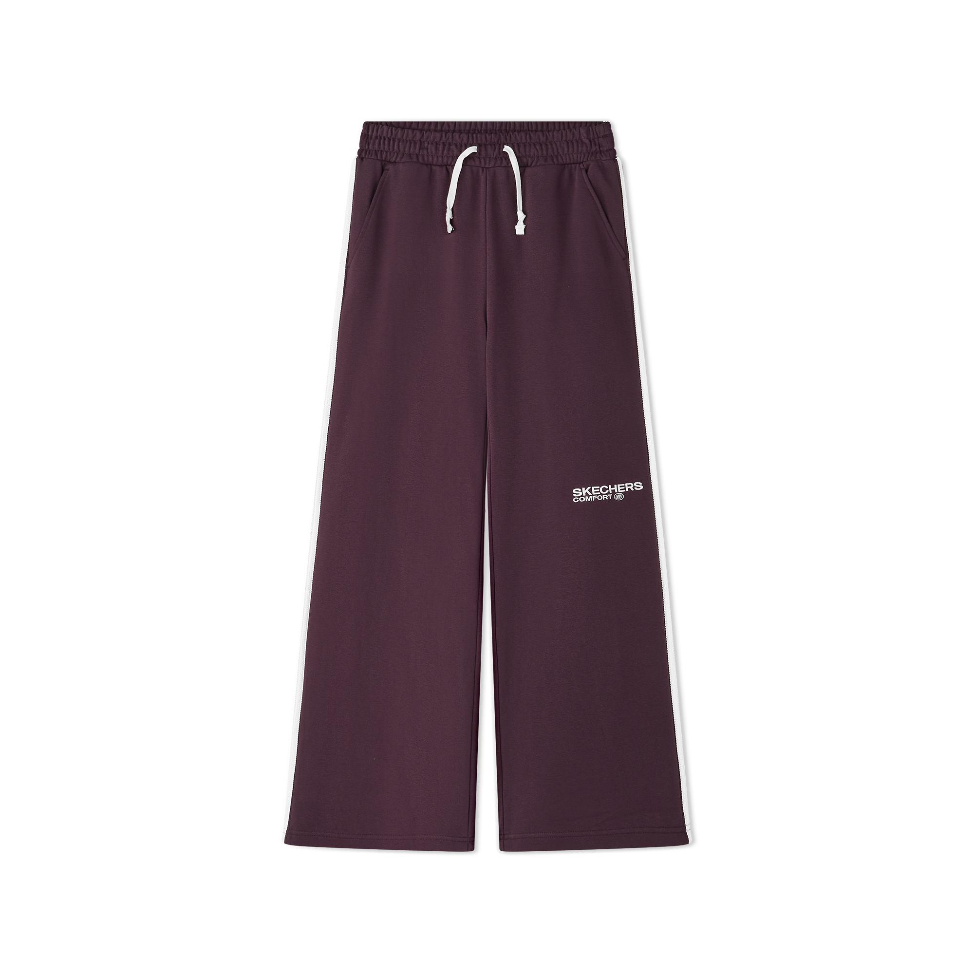 Skechers Sports Alliance Series Warm Color Block Spliced Elastic Drawstring Casual Loose Comfortable Design Lightweight Knitted Joggers L325W100-00T5 L