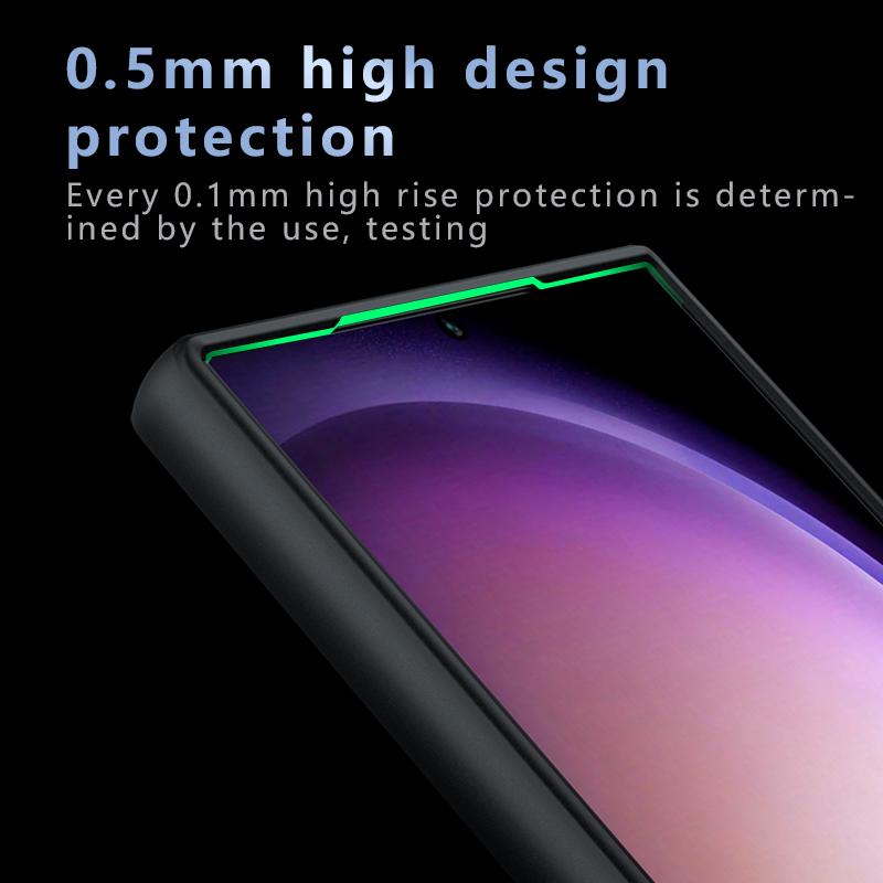 For Samsung Galaxy S23 Ultra Phone Case Anti-drop Matte Skin-touch Phone Cover