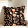 Cozy N-Nicolas Cage Headshot Pillow Cover  Comfy Cushion Cover Funny Pillow Case For Sofa Couch Bed Living Room