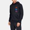 Under Armour Sweatshirts Men's Black Hooded Moderate Regular 1355639-001