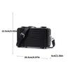 Borsa Contemporanea Costruzione Ergonomica Resistente all'Usura Spazio Interno Organizzato Compagno per Ufficio Shopping Viaggio Argento