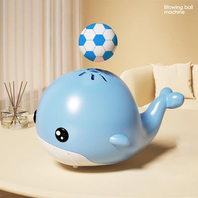 Electric Cat Electric Ball Toy Simulated Cartoon Fan Balancing Blowing Games Interactive USB Charging Whale Floating Ball