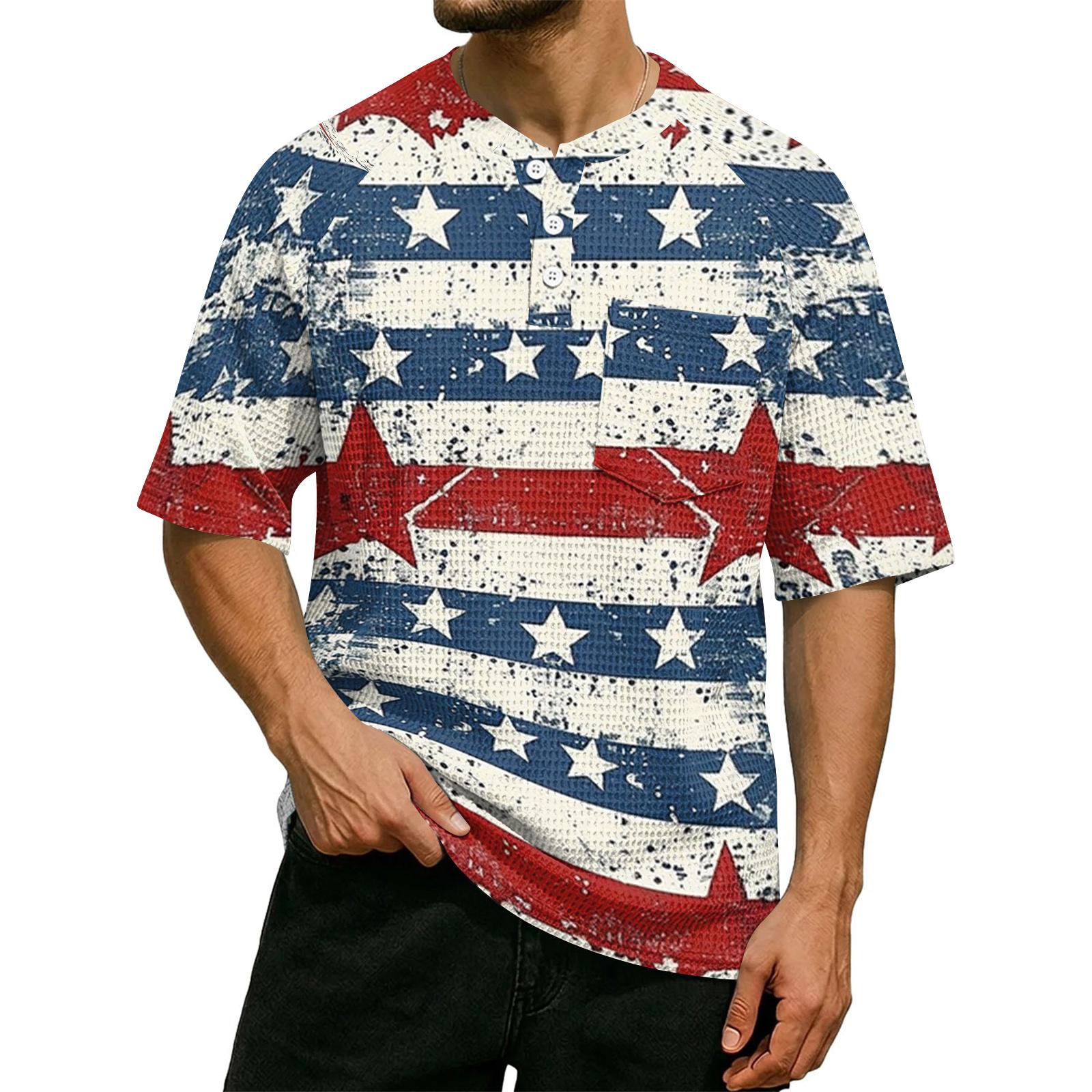 

Men s Casual Waffle Knit Short Sleeve Shirt Lightweight Breathable Fabric Comfortable Fit Summer Top with Printed Lettering Design XL винний