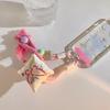 Candy Color Bead Phone Pendant Cute Phone Wrist Strap Lovely Beaded Phone Chain  Decoration
