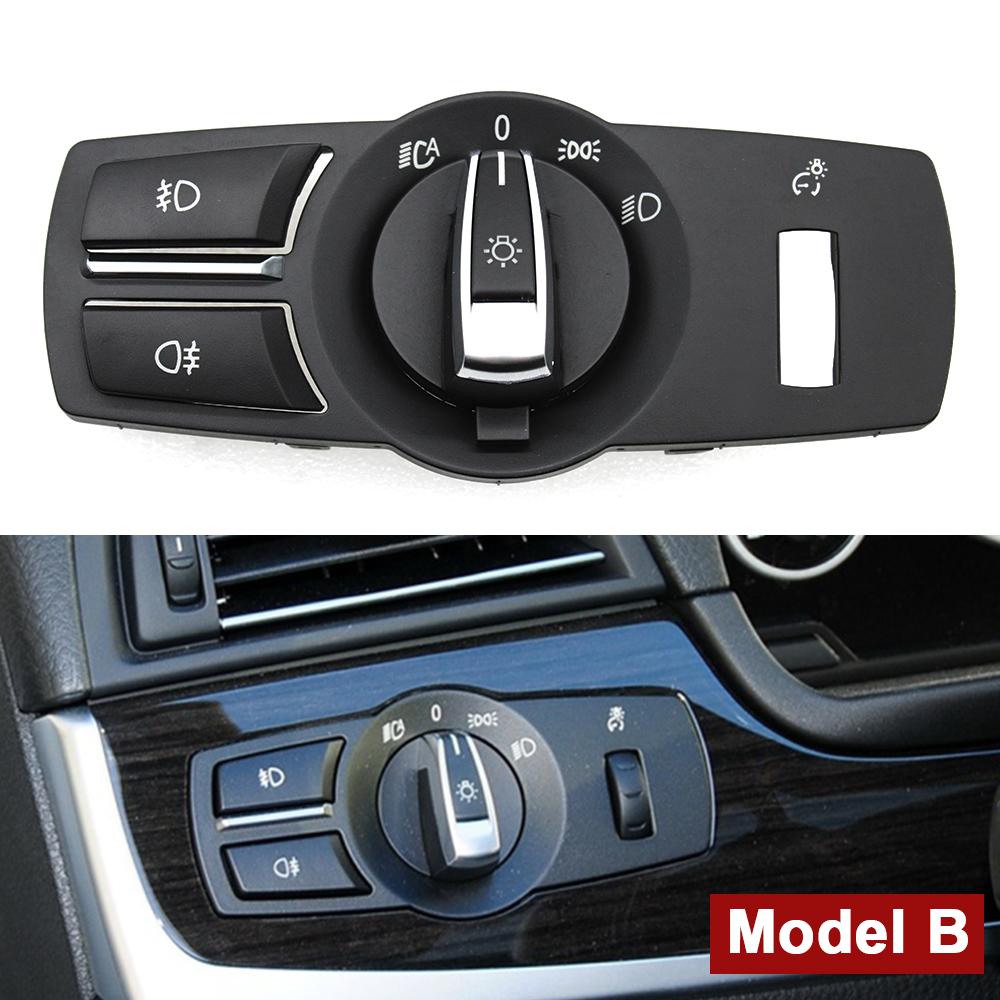 Head Lamp Rotary Button Headlight Switch Cover Panel For BMW 5 Series 5GT 6S 7S X3 X4 F02 F10 F11 F07 F06 F25 F26 61316803965