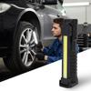 Magnetic LED Work Light with Retractable Hook Multifunction 360 Degree Rotating Rechargeable   Flashlight for Vehicle Emergency Repair