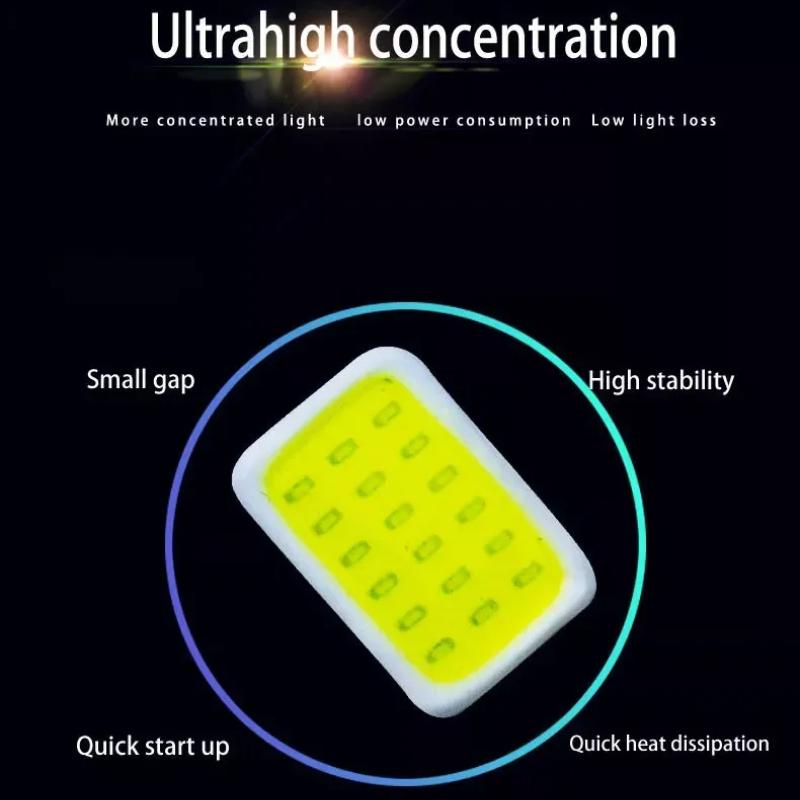 Multi Fit COB LED Headlight Kit H11 H1 9005 9006 7200LM 12V Waterproof Fog Headlight Bulbs