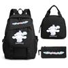 Cartoon Puppy Printed Schoolbag Set Backpack + Lunch Bag + Pencil Case Three-Piece Set
