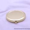 Double-Sided HD Portable Metal Makeup Mirror with Groove for DIY and Laser Engraving