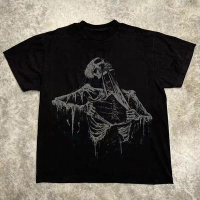 Grafická trička topy pánské dámské high street oversized tričko pro choice streetwear vintage tričko oblečení