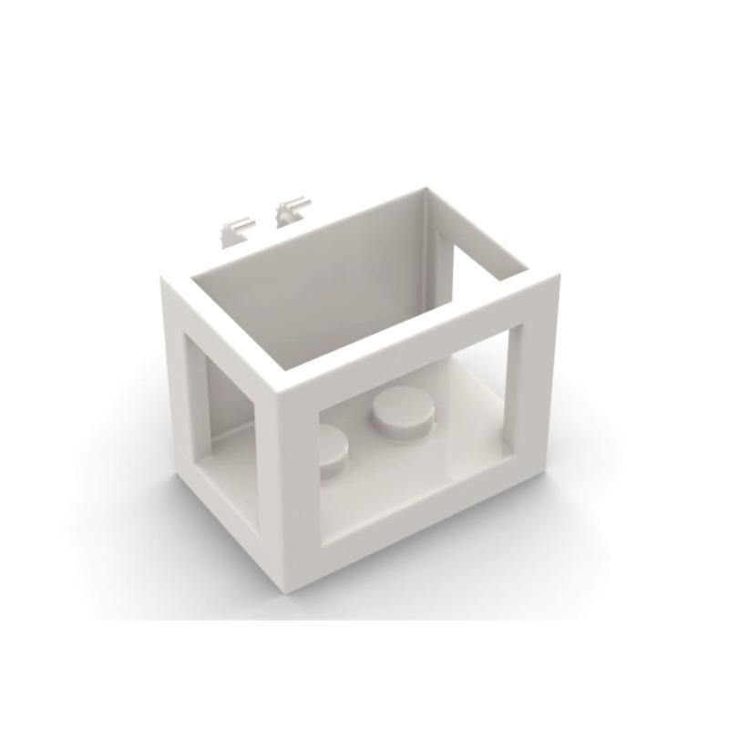 50g Tiny MOC 51858 2x3x2 Building Block Lifting Basket with Hinge Compatible Standard