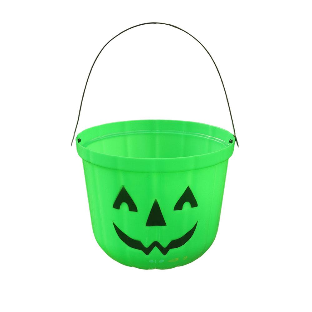 Handheld Pumpkin Lantern with Sound Control – Colorful Halloween Candy Bucket in Various Sizes