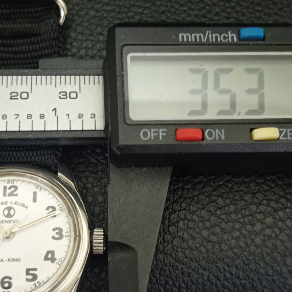 FAVRE LEUBA SEA KING 101 HAND-WINDING VINTAGE SWISS MENS WHITE WATCH A702008-5 R208-a702008