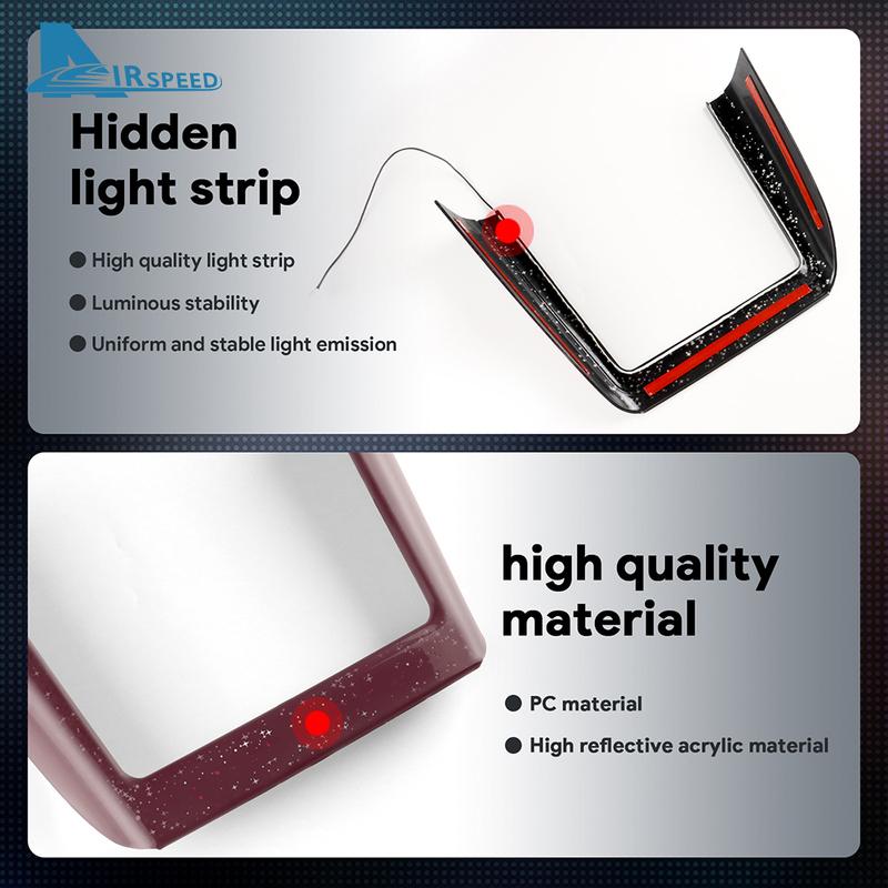Car Wireless Charging Frame Light for Tesla Model Y Juniper 2025 2026 Highland Model 3 2024-UP Grand Starry Atmosphere Trim LED
