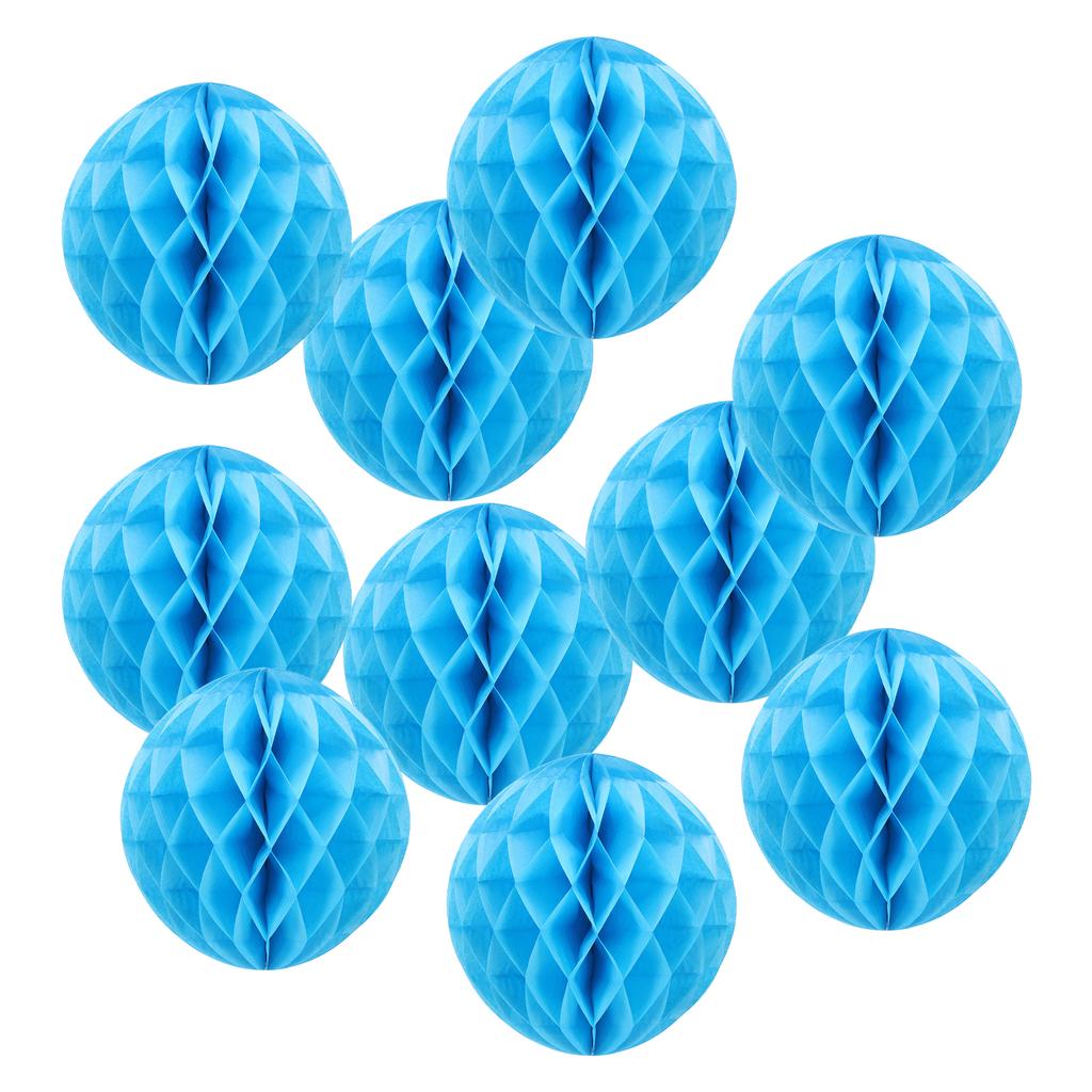 10pcs Tissue Paper Pom Poms Flower Balls Party Hanging Paper Flower Balls Decoration for Birthday Wedding Home Backdrop Decor