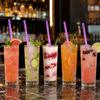 25Pcs Reusable Glitter Straws for Cups, 23cm Food-Grade PP Straw with Fixed Buckle, BPA-free Thickened Drinking Straws