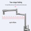TLXT Stainless Steel Extendable & Foldable Kitchen Faucet