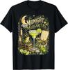 Midnight Margaritas Halloween Practical Magic Witch Drinking T-Shirt S-5XL