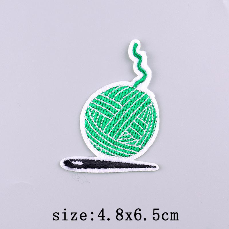 Letters Flower Embroidery Patch Iron On Patches For Cloting Cartoon Embroidered Patches On Clothes Applique Stickers Decor
