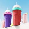 Lebensmittelechter Smoothie-Becher Auslaufsicher Schnellgefrierbecher Wiederverwendbare Milchshake-Flasche Sommergebrauch
