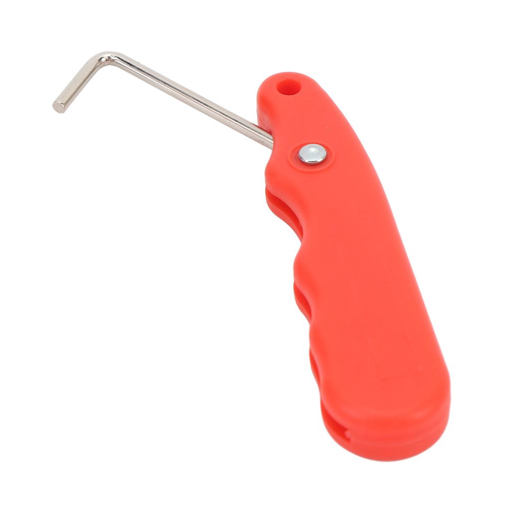 Skridskosnörningsspännare Rostfritt stål och Plast Kurvdesign Vikbar Skosnörningsdragare