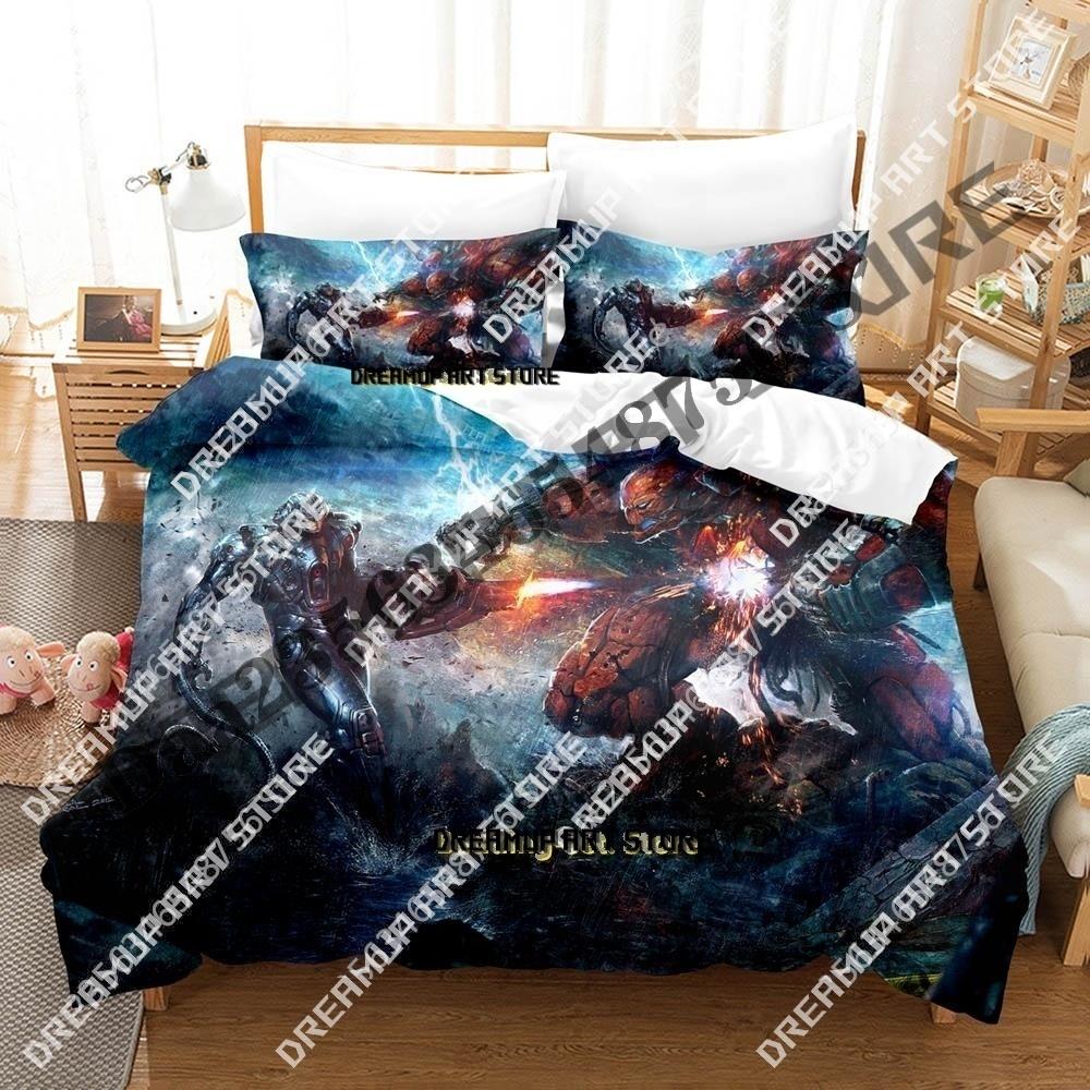 3D Print Game Turrican Bedding Set Single Twin Full Queen King Size Bed Set Adult Kid Bedroom Duvetcover Sets 3D Anime Bed Sheet