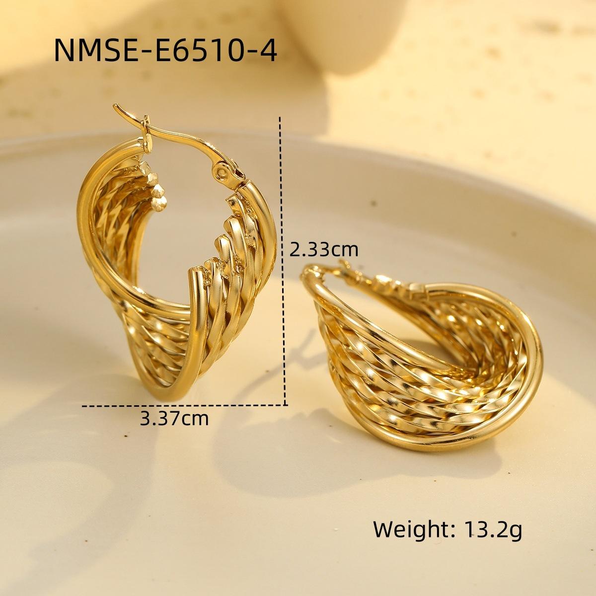 GEMCHIC Women s 18K Gold Plated Stainless Steel Hollow Geometric Dangle Earrings Fashion Party Wedding Jewelry