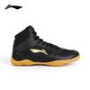 Li-Ning Training Shoes Unisex High-top Black Gold/Li-Ning Red