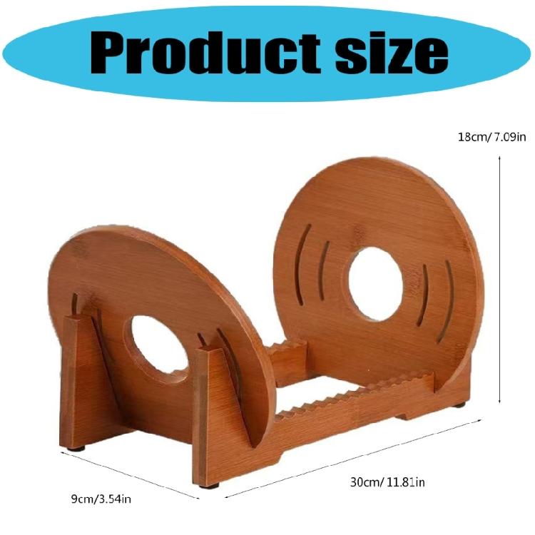 Arch Back Storage Shelf Natural Wood Display Stand Can Holds 50 Albums Protects Against Warping Damage