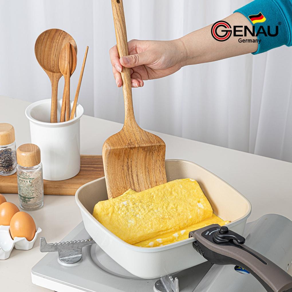 [HOT DEAL][GENAU] Genau Teak Wood Cookware Spatula Large