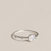 47Bag 925 Silver Moonstone Gemstone Ring Aria