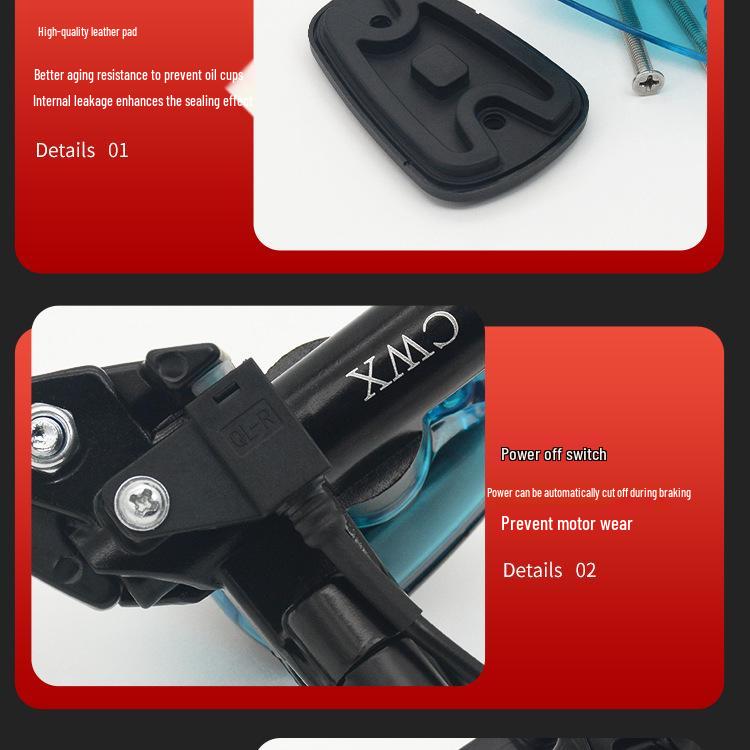 Electric Bicycle Brake Pump Assembly for Shenyuan Niu N1s Yade Disc Brakes