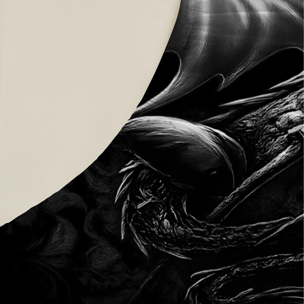 Black Dragon Purple Flower 3D Print Fitted Sheet Set 100% Polyester Mattress Covers Breathable Bedding Set With 2 Pillowcases