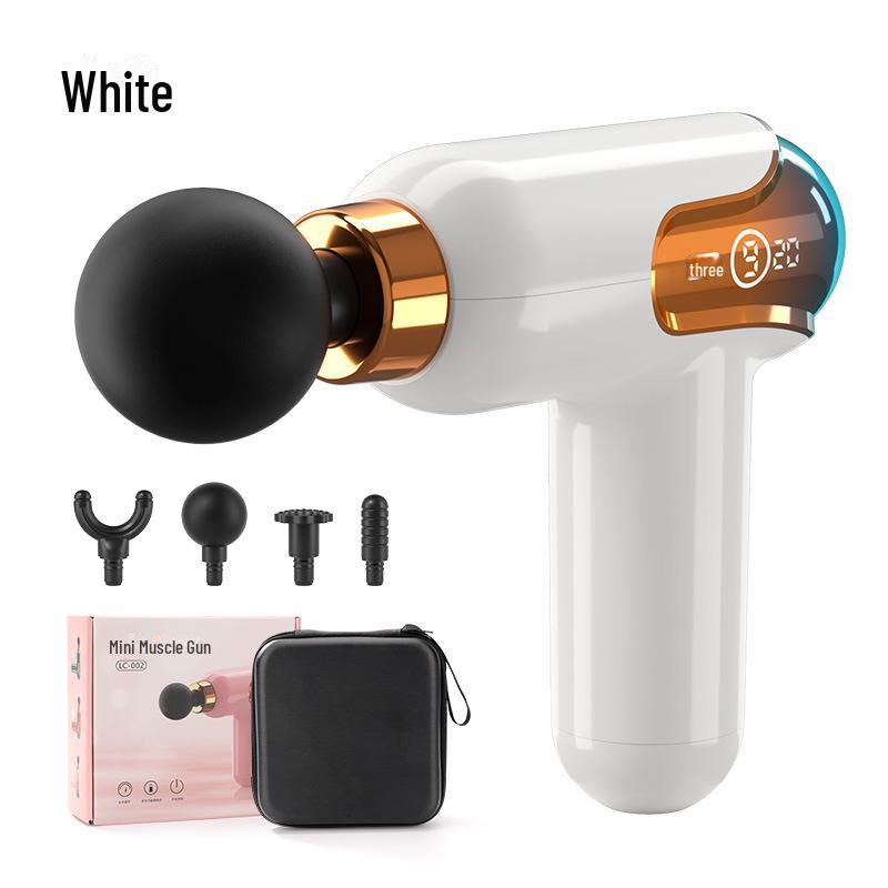 Rechargeable Color-Changing Mini Fascia Gun for Muscle Relaxation 