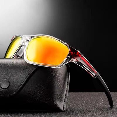 Nicht polarisierte Brille Herren Punk Spiegel Outdoor Radfahren Shades Trendiges Markendesign Sportsonnenbrille zum Wandern