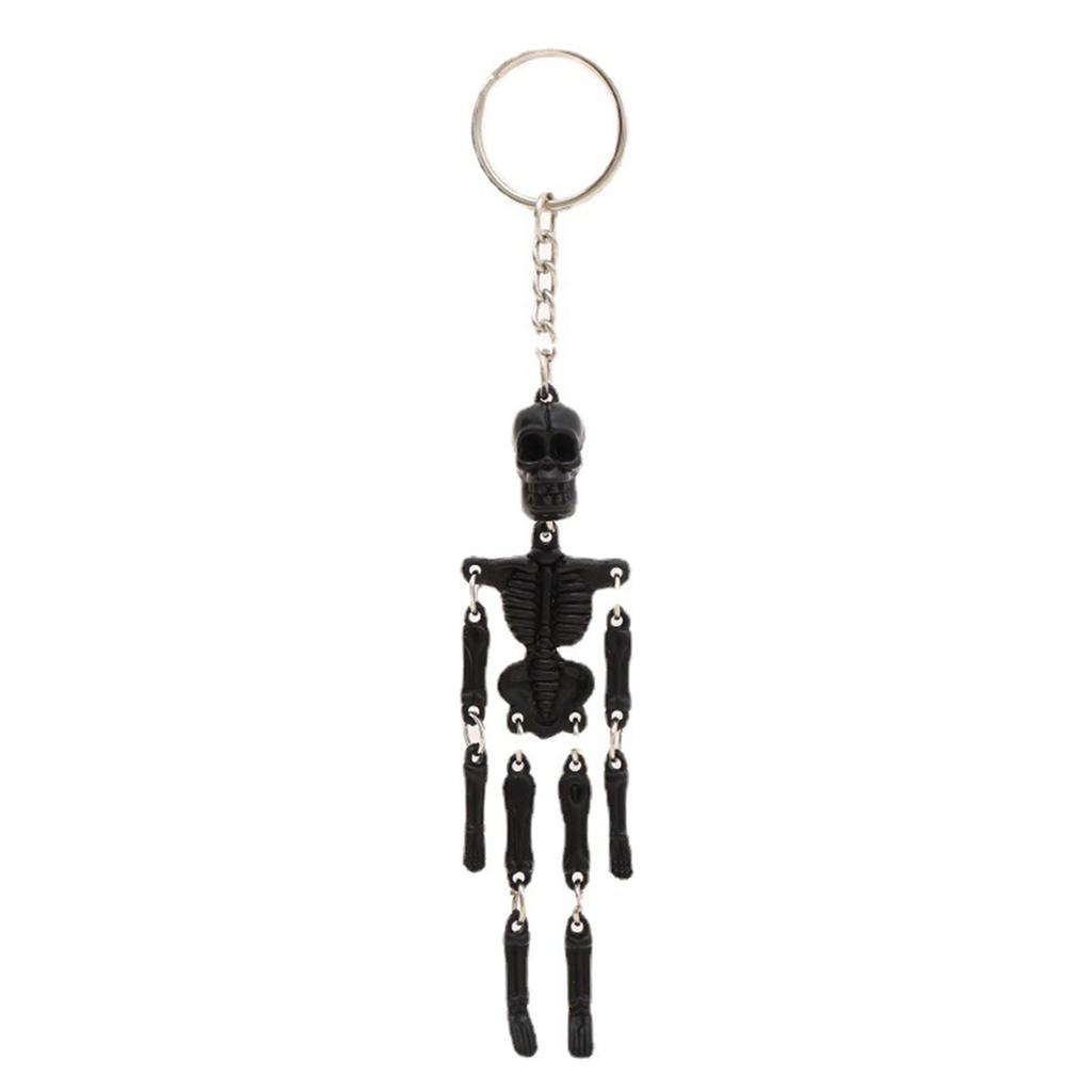 Luminous Skull Keychain Personality Gothic Accessories Halloween Car Keychains
