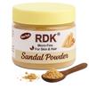 RDK Prášek ze santalového dřeva - 100% čistý a přírodní Chandan pro pleťové masky, péči o pleť a Púju - Velmi jemný bylinný prášek 100 gramů