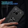For Xiaomi 15 Pro Case PC+TPU Drop Defend Phone Cover with Ring Kickstand