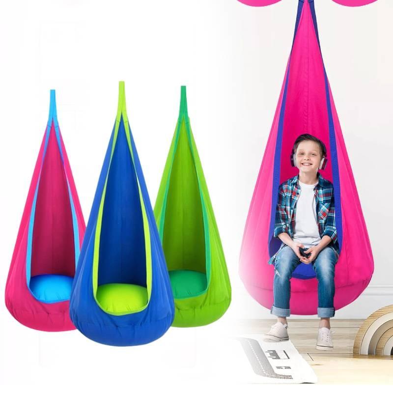 Cadeira Suspensa Insuflável Confortável e Colorida para Crianças Diversão e Brincadeira Interior Exterior
