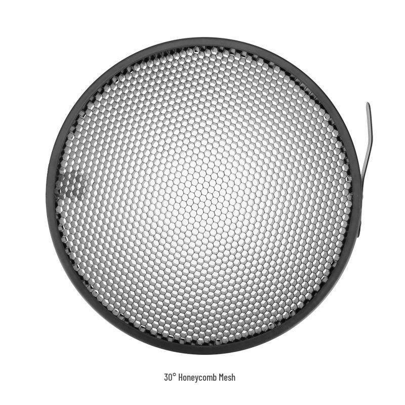 Universal Bowens Mount Reflector & Honeycomb Grid Film Flash Diffuser Set