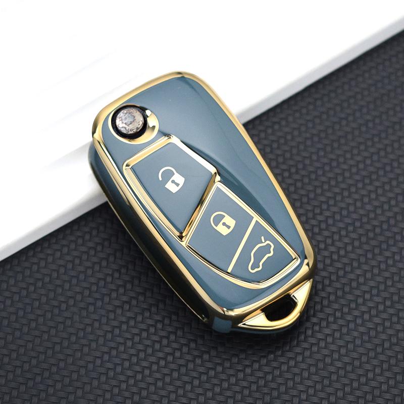3 Buttons Tpu Housing Remote Mount Protector Fit For Fiat Doblo Grande Bravo 500 Ducato Minibus Panda Stilo Punto Auto Key Fob Cover Case