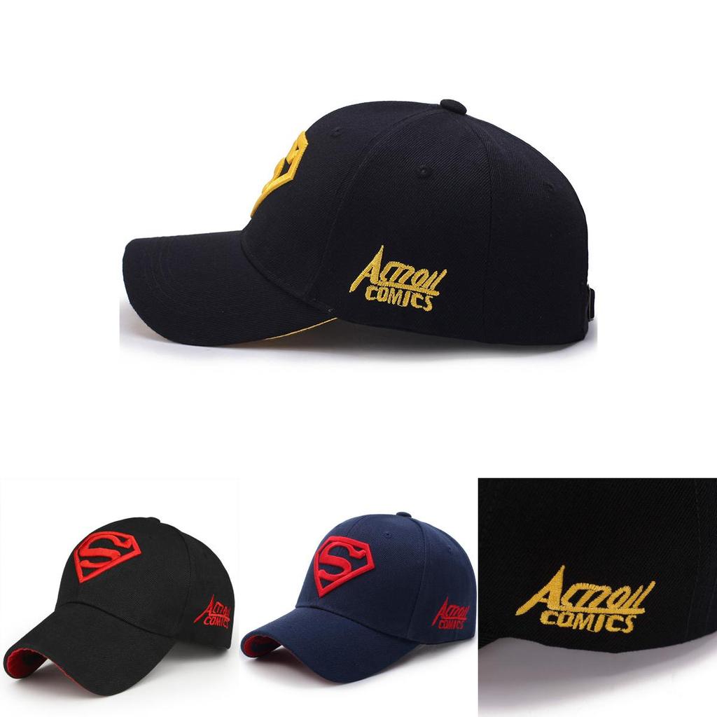 Luxurious Super Hero Cap Superman Snapback Embroidery Hat Unisex Steampunk Design